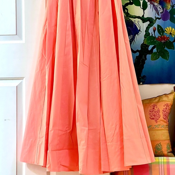 NWT Staud Wells Maxi Dress Grapefruit - Picture 12 of 16